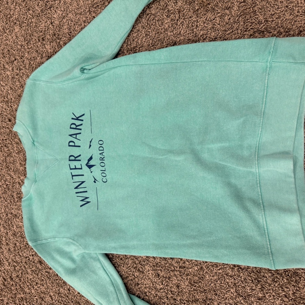 Sportsgirl Mint Green Winter Park Sweatshirt